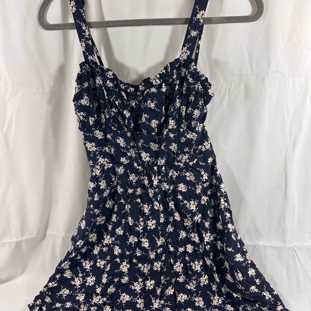 Floral Navy Mini Dress
